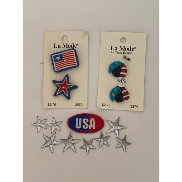 Sewing Supplies Buttons Ribbons Rick Rack Bias Tape Assorted Embellishment VTG - Picture 3 of 14